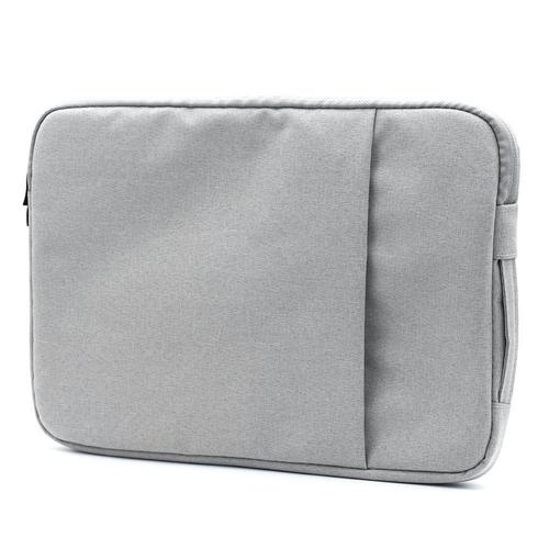 Convient pour macbook Lenovo Huawei ordinateur portable doublure sac 14 pouces matériel de plongée sac a main tablette ordinateur - gris - 13 pouces large (avec portable)