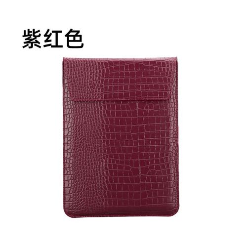 Convient pour MacBook Housse de protection pour ordinateur portable Xiaomi Huawei 13 Housse universelle verticale pour ordinateur portable - Rouge violet - 13 pouces