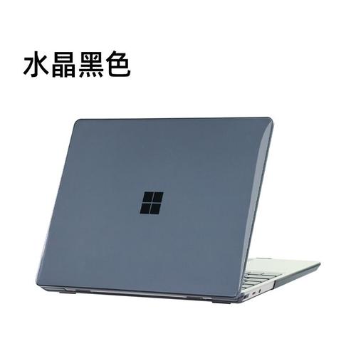 Convient pour surfacelaptopGo coque de protection coque 13 pouces coque de protection pour ordinateur portable Microsoft - noir cristal - Surface Laptop 15 surface en acier 1872/1873/1953/1979