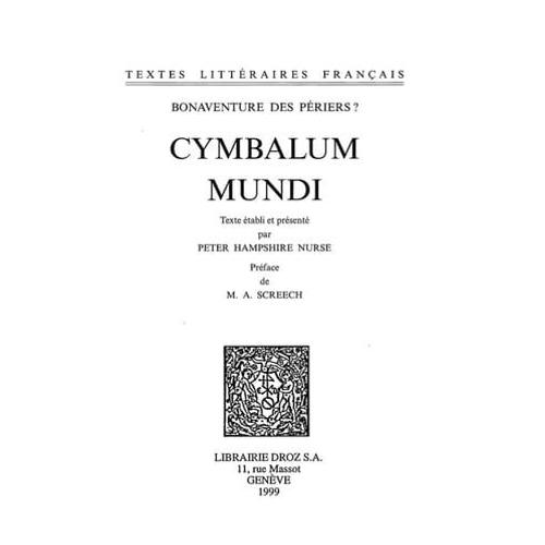 Cymbalum Mundi
