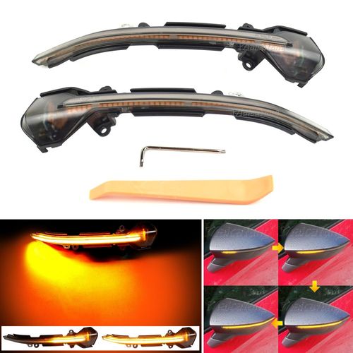 Clignotant De Rétroviseur Latéral Led Écologique, Séquentiel, Indicateur Lumineux Pour Seat Leon Iii 5f St Fr Cupra Arona Kj7 2013 2014 ? 2019