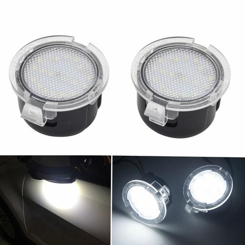 Lumières De Rétroviseur Latéral Led Sans Erreur, Pour Ford F150 Mondeo Mk5 Mustang Edge Explorer Expedition Flex 6000k, Blanc, 2 Pièces