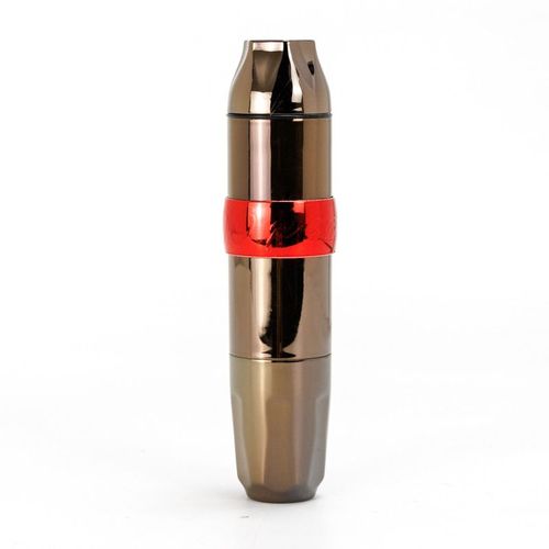 Stylo De Machine À Tatouer Professionnel,Moteur Silencieux Injuste,Eye-Liner Beauté,Fournitures D'équipement - Type Coffee Red 