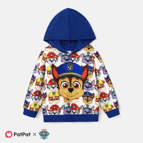 Paw Patrol Toddler Girl,Boy Character Print Zipper Design Hooded Jacket