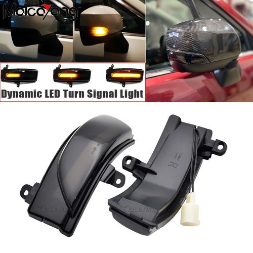 2pcs Led Clignotant Clignotant Dynamique Lampe Clignotant Rétroviseur Lumière Pour Subaru Forester Sj 2014 2015 2016 2017 2018