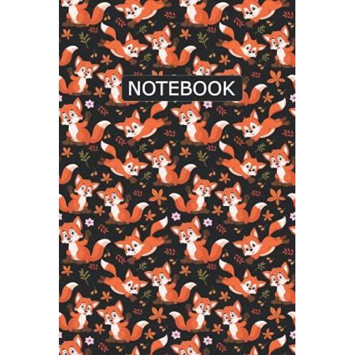 Coyote Notebook: Coyote Animal Lover Notebook For Men, Women, Girls, And Kids - 6 X 9 Inches - 100 Pages