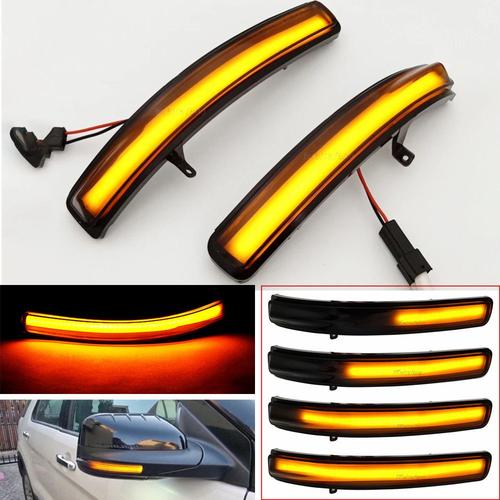 Voiture Led Clignotants Dynamiques Côté Miroir Rétroviseur Indicateur Lampe Pour Ford Explorer 2011-2015 2016 2017 2018 2019