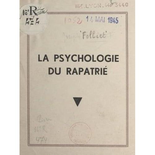 La Psychologie Du Rapatrié