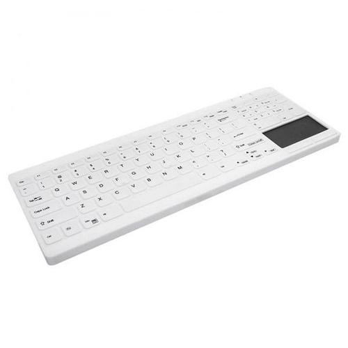 Clavier lavable/désinfectable à touches actives avec effleurement