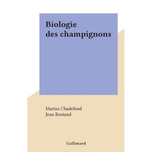 Biologie Des Champignons