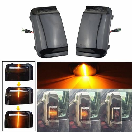 Rétroviseur Latéral Led Clignotant Dynamique Séquentiel, 2 Pièces, Pour Peugeot Boxer Citroen Jumper Relais Ram Promaster Fiat Ducato