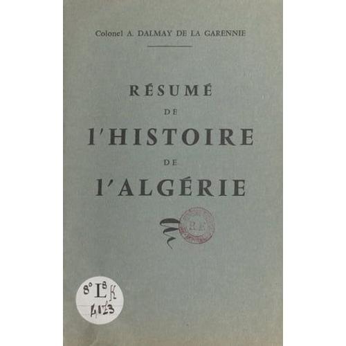Résumé De L'histoire De L'algérie