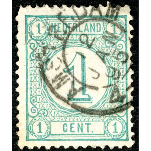 Timbre Oblitéré Nederland, 1 Cent