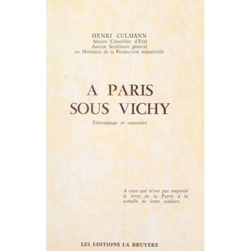 À Paris Sous Vichy