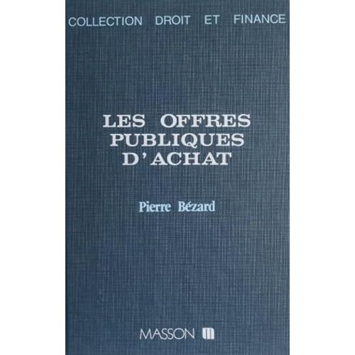 Les Offres Publiques D'achat