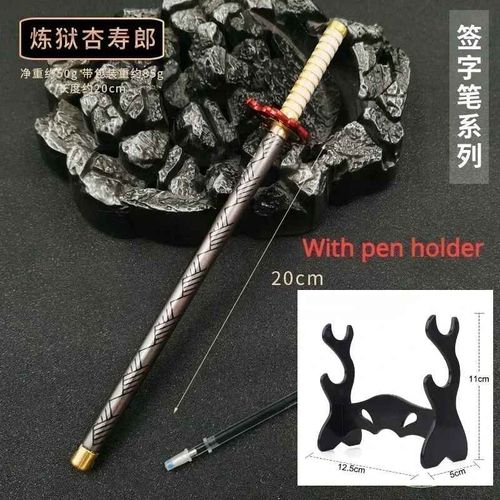 Stylo Gel Modèle Demon Japonais,Recharge Noire,Accessoire Cosplay,Épée D'arme Slayer,Cadeau Étudiant,Enfant,17 Styles,0.5mm - Type A-Tool Carrier #A