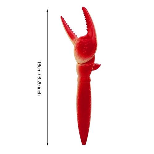 Stylo À Bille Patte De Crabe De,Pince À Clip,Fournitures De Bureau,Cadeau De Prix Pour Étudiants,Stylo Drôle,Papeterie,Créatif,Corrigé - Type Red