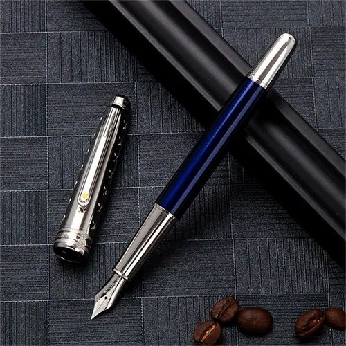 Stylo À Bille De Luxe Petit Prince,163 Mb,Rmatérielle,Fontaine,Bureau D'affaires,Sans Boîte - Type Blue And Silver #F