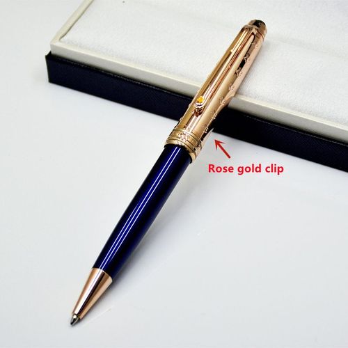 Stylo À Bille De Luxe Petit Prince,163 Mb,Rmatérielle,Fontaine,Bureau D'affaires,Sans Boîte - Type Blue And Rose Gold #C