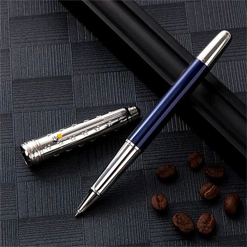Stylo À Bille De Luxe Petit Prince,163 Mb,Rmatérielle,Fontaine,Bureau D'affaires,Sans Boîte - Type Blue And Silver #E