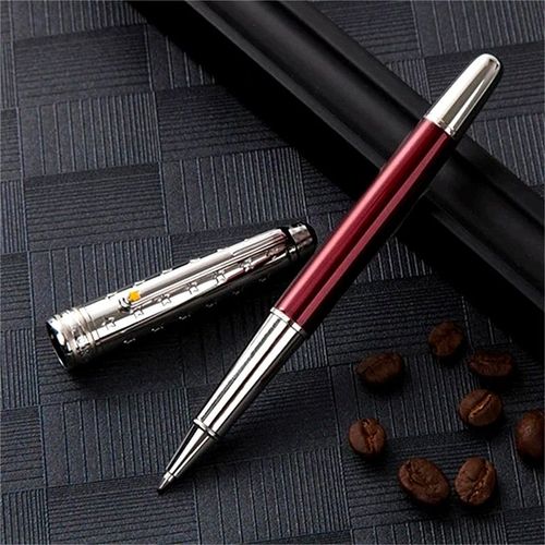 Stylo À Bille De Luxe Petit Prince,163 Mb,Rmatérielle,Fontaine,Bureau D'affaires,Sans Boîte - Type Red And Silver #B