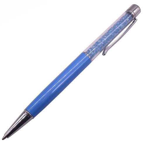 Stylo À Bille En Cristal Pour L'écriture,Stylo Pilote Créatif,Stylo Tactile Pour La Papeterie,Bureau Et École,Encre Noire Et Bleue,2 Pièces - Type Drill Light Blue-Bleu