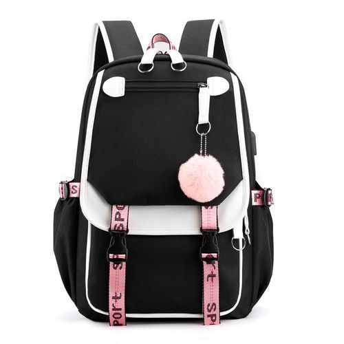 Sac à dos d'école étanche avec Port USB pour enfants cartable primaire pour adolescentes