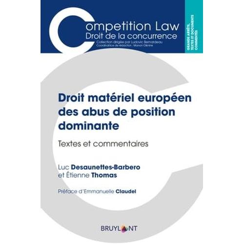 Droit Matériel Européen Des Abus De Position Dominante