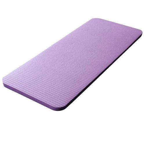 Tapis De Yoga Épais De 15 Mm Tapis De Coudière De Genou De Mousse De Confort Pour L'exercice Yoga Coussinets D'intérieur Entraînement De Remise En , Violet