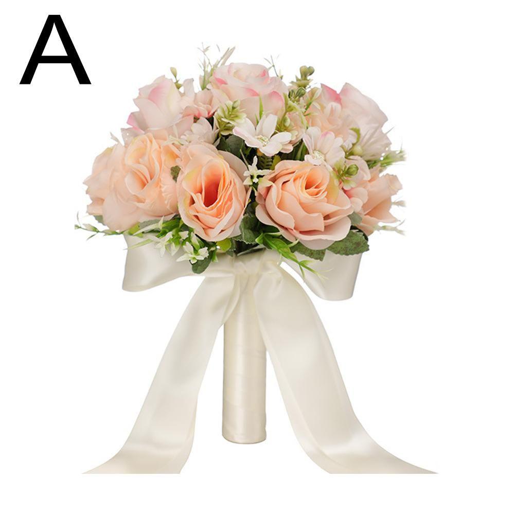 Bouquet de Fleurs Artificielles Romance D20xH28cm Blanc - 179273 