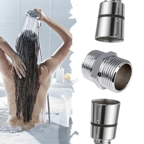 Rallonge de tuyau de douche en acier inoxydable chromé, rallonge de  longueur, connecteur pour extra long, accessoires de douche, G1, 2