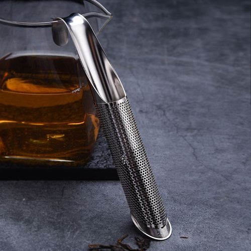 Infuseur À Thé En Acier Inoxydable, Conception De Tuyau Créatif, Passoire En Métal Pour Tasse, Filtre De Paupières Pour Thé Puer, Outils Et Accessoires Pour Thé Aux Herbes