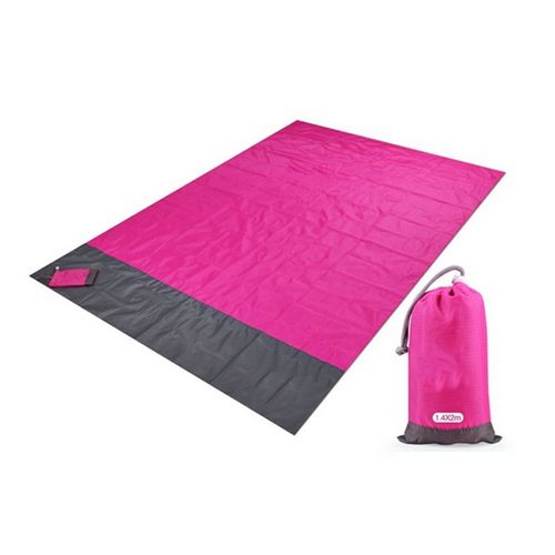 Couverture De Plage À Poches Imperméables, Matelas Pliant, Portable Et Léger, Pour Pique-Nique En Plein Air, 2 Tailles
