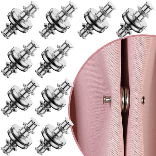 Aimants Magnétiques Pour Rideaux, 10 Paires, Coupe-Vent
