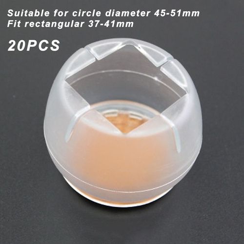 Protège-Pieds De Chaise En Silicone, Coussinets De Meubles, Couvre-Jambes De Chaise Anti-Brûlure, Chaussettes En Caoutchouc, Bonnet De Pieds Astronomique, 20 Pièces