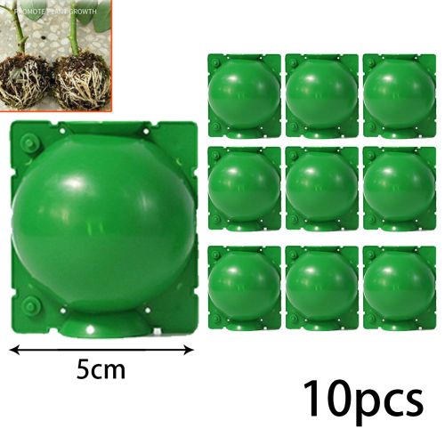 Boîte De Greffage En Plastique, 10 Pièces, Équipement D'enracinement De Plantes, Propagation À Haute Pression, Grimpeurs Difficiles À Cloner, Boules De Racines De Jardin