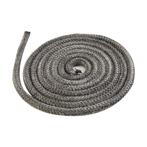Joint de porte en fibre de verre pour four industriel, 6/8mm, 78 pouces/2  mètres de long, corde de feu, poêle à bois, brûleur de bûches