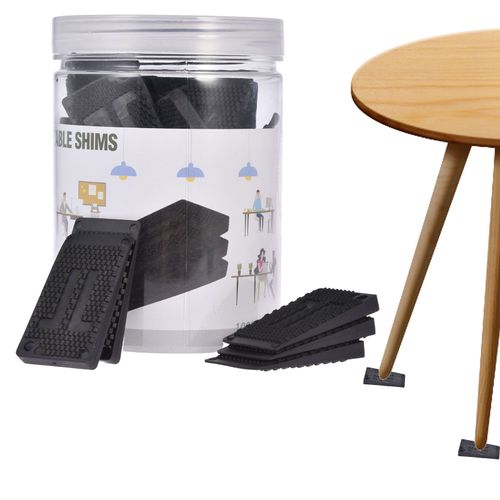 Cales De Meubles Réglables En Caoutchouc Durables, Pieds De Chaise Antidérapants, Protecteurs De Sol, 36 Pièces