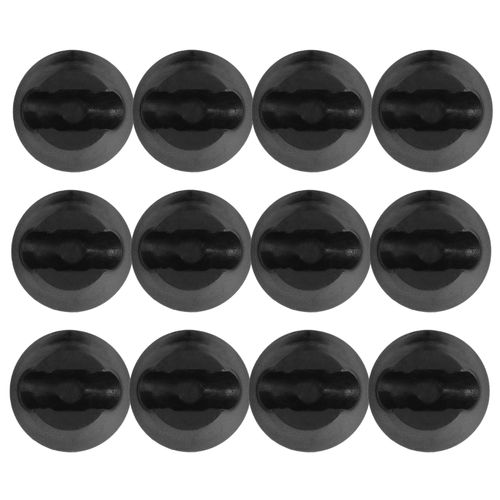 Embouts De Protection En Caoutchouc Pour Pieds De Chaise Et Meubles, Coussinets Noirs, 16 Pièces