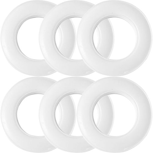 Anneaux Ronds Réutilisables Pour Rideaux, ¿Illets, Accessoires Pour La Maison, Fournitures De Draperie De Rédivision, 6 Pièces