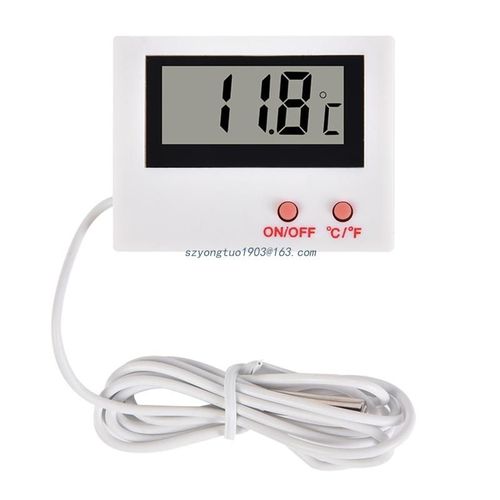 Lcd Affichage Numérique Capteur De Thermomètre Pour Réfrigérateur/Aquarium/Poisson Réservoir 3 Pi