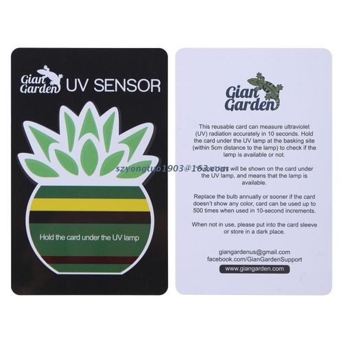 Cartes De Test Uv Pour Terrarium De Reptiles, 2 Pièces, Pour Lézard Gecko Caméléon, Aquarium 2022