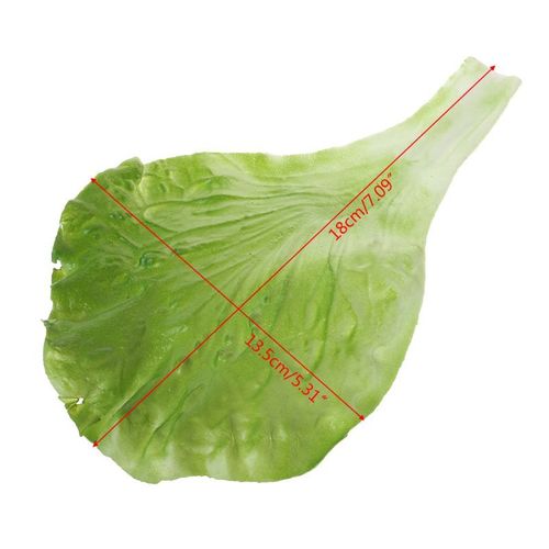 Feuilles de laitue végétale artificielles P82C, Simulation réaliste pour décoration de Festival de cuisine de fête à domicile