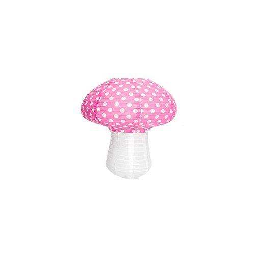 Grandes lanternes 3D en forme de champignon en papier, 1 pièce, décoration de fête d'anniversaire suspendue, ornement de fête d'anniversaire