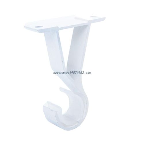 Support De Poteau De Rideau En Alliage D'aluminium, Support De Fixation En Métal Pratique Pour La Maison, Le Bureau, Fourniture De Rideaux De Chambre D'enfants