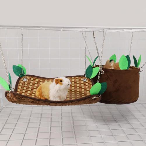 Hamac Pour Animaux De Compagnie, Lit-Balançoire Amusant, Léger, Accessoires Pour Gerbilles