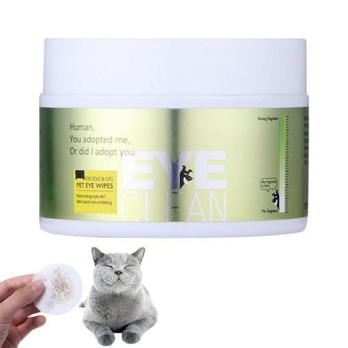 Lingettes De Nettoyage Des Yeux, 120 Pièces, Dissolvant De Taches, Non Parfumées, Pour Chiens Et Chats, En Tissu Humide Doux Pour Animaux De Compagnie