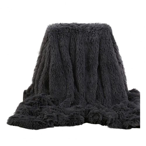 Couverture De Sieste En Peluche, Style Simple, Confortable, Épais Et Dégradé, Violet, Articles Ménagers Pour Canapé