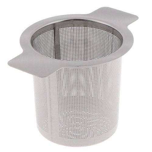 Infuseur À Thé En Maille D'acier Inoxydable, Tasse En Métal, Passoire, Filtre À Cuir Chevelu, Tamis, 10cm X 7.5cm, 1 Pièce