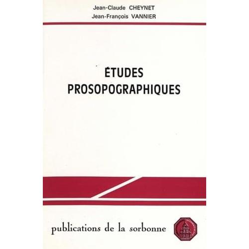 Études Prosopographiques